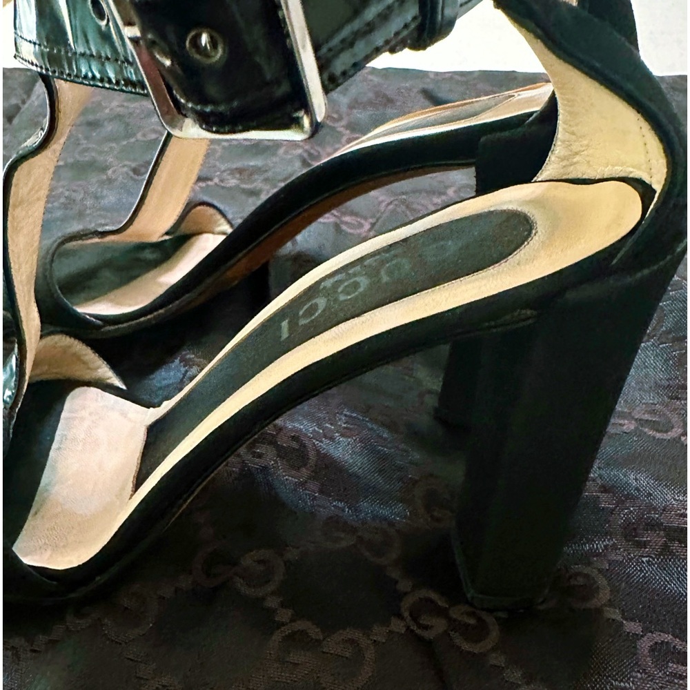 GUCCI high-heel strappy sandals black - Picture 3 of 7